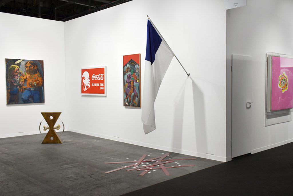 Coup de coeur pour "Just like starting over again" (2017) du duo d'artistes installés à Berlin Yarisal & Kublitz, vu sur le stand de la galerie Sébastien Bertrand (Genève).