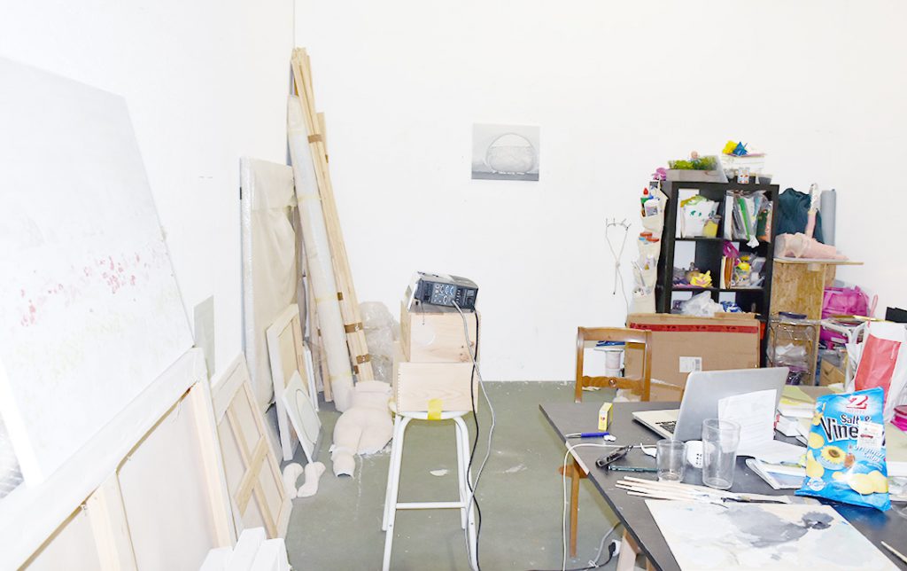 Vue de l'atelier de David Weishaar