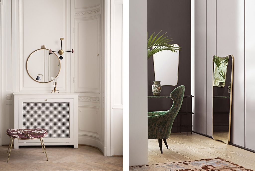 Miroir Randaccio à gauche et F.A.33 à droite, Gio Ponti, Gubi