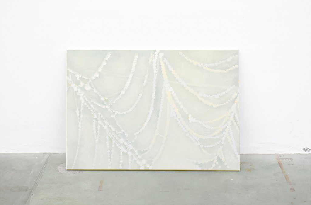 David Weishaar, Le nombre et la sirène, 2016. Huile sur toile, 70 x 100 cm