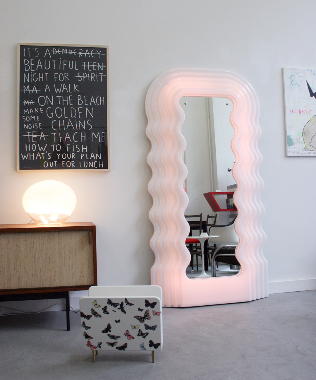 Miroir Ultrafragola, Ettore Sottsass, Poltronova