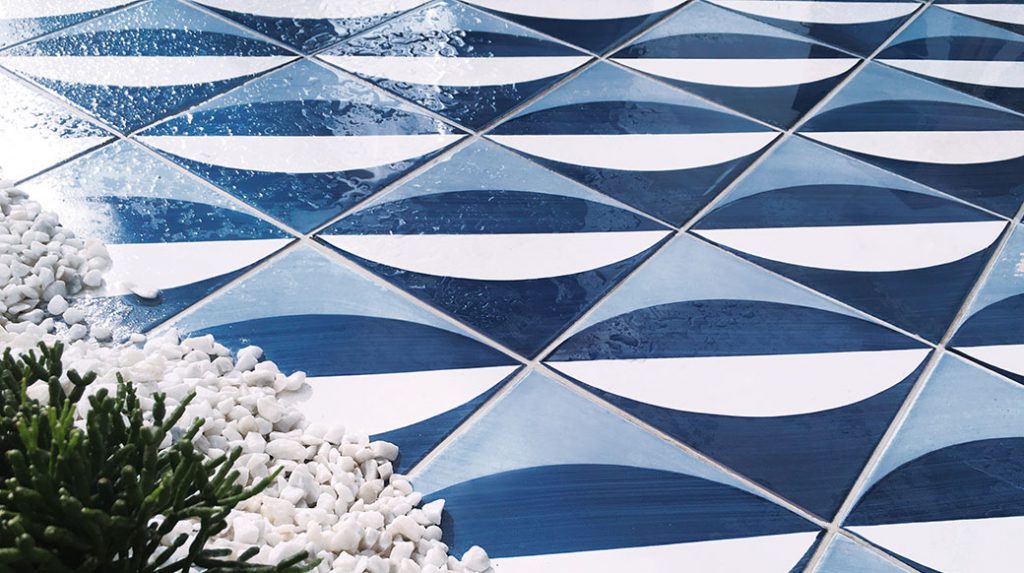 Blu Ponti, Gio Ponti, Ceramica Francesco De Maio, décor type 27