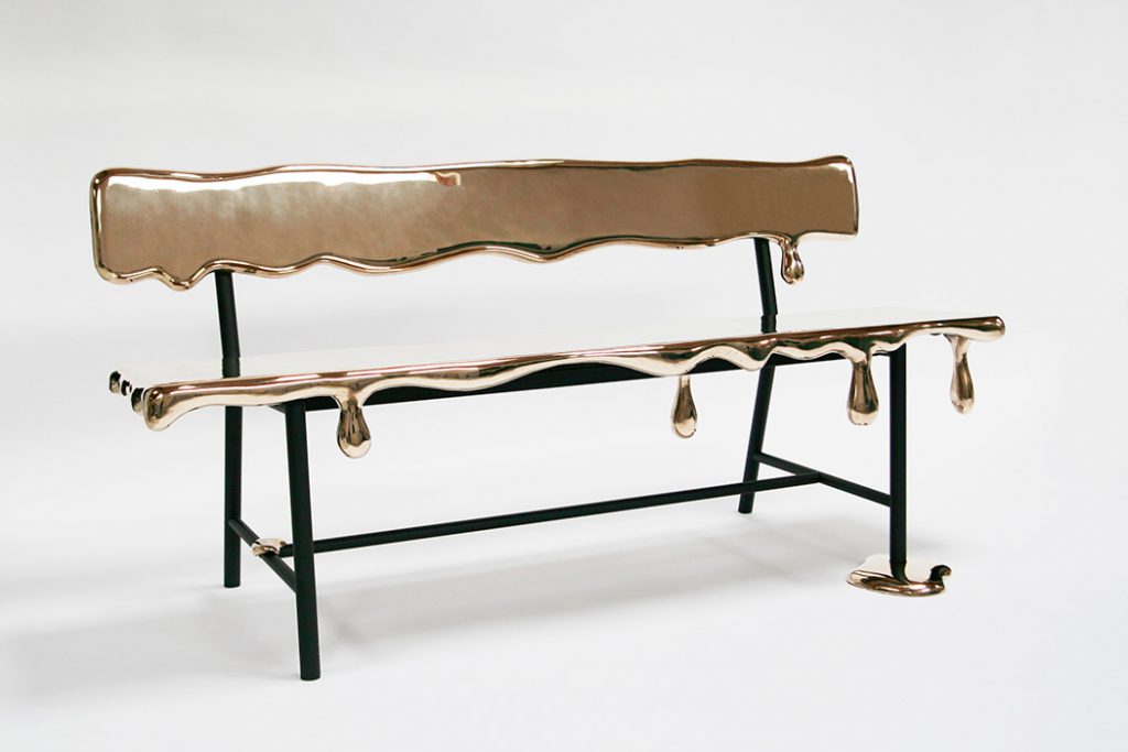 Banc Dew, Reinier Bosch pour Priveekollektie, 2017. © Priveekollektie