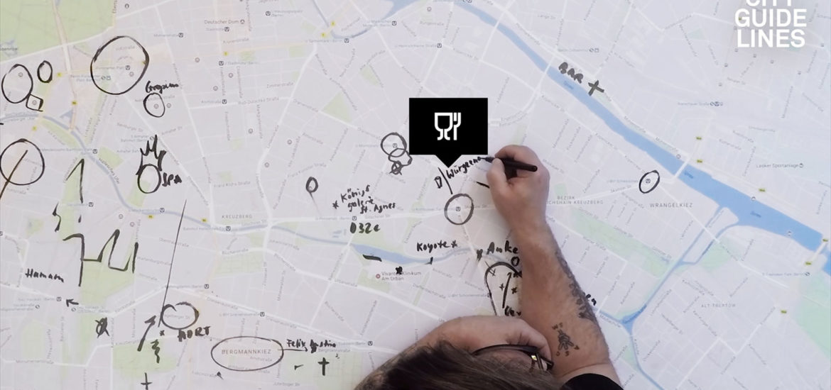 City Guide Lines, Berlin avec Eike König. Photo @ Freitag